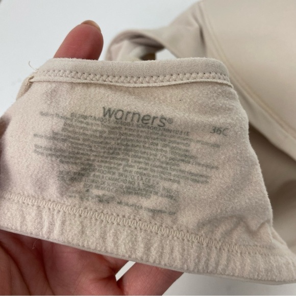 Warners nude tan blush pink wireless padded bra size 36C - Picture 3 of 3